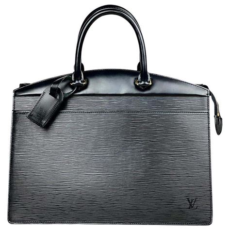 lv riviera epi|LOUIS VUITTON Epi Riviera Black 95959 .